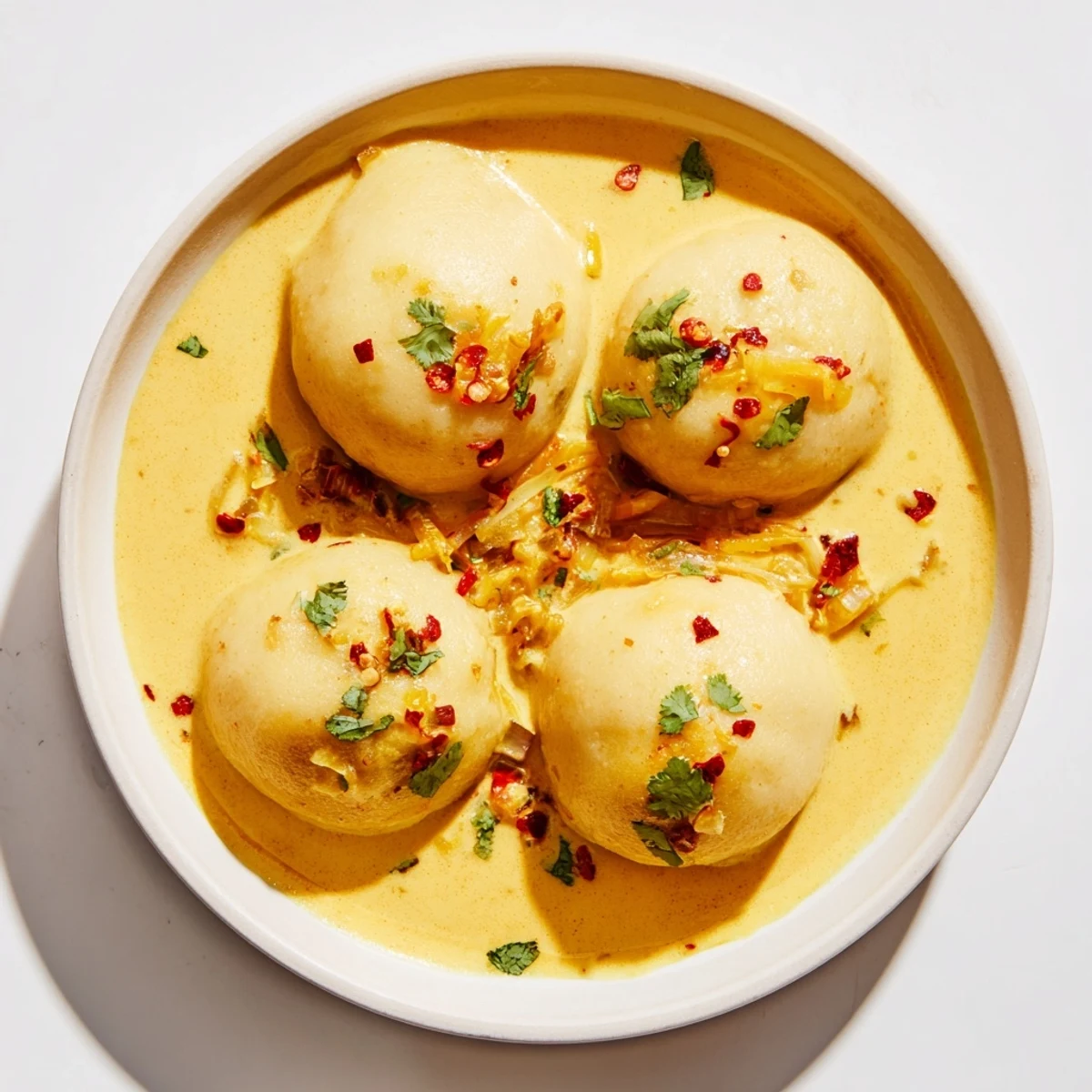 Curry Komfort Kartoffelkloesse