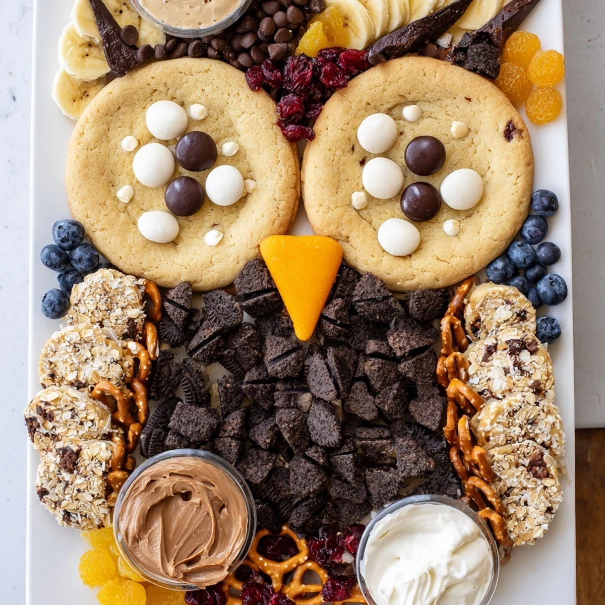Owl Hooting Dessert Board