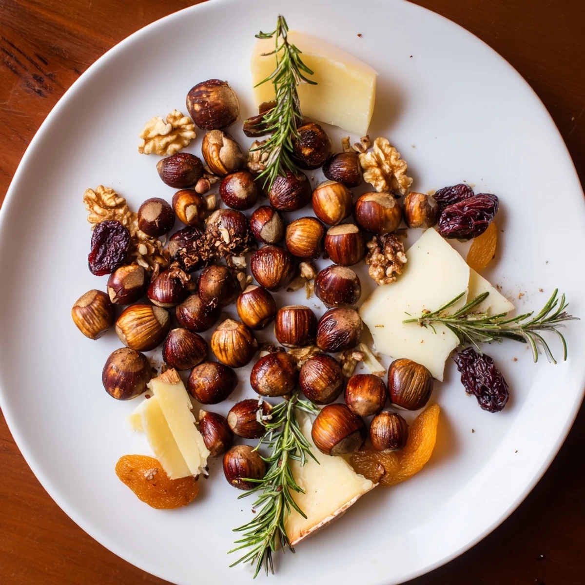 Herbstlicher Eichel Teller