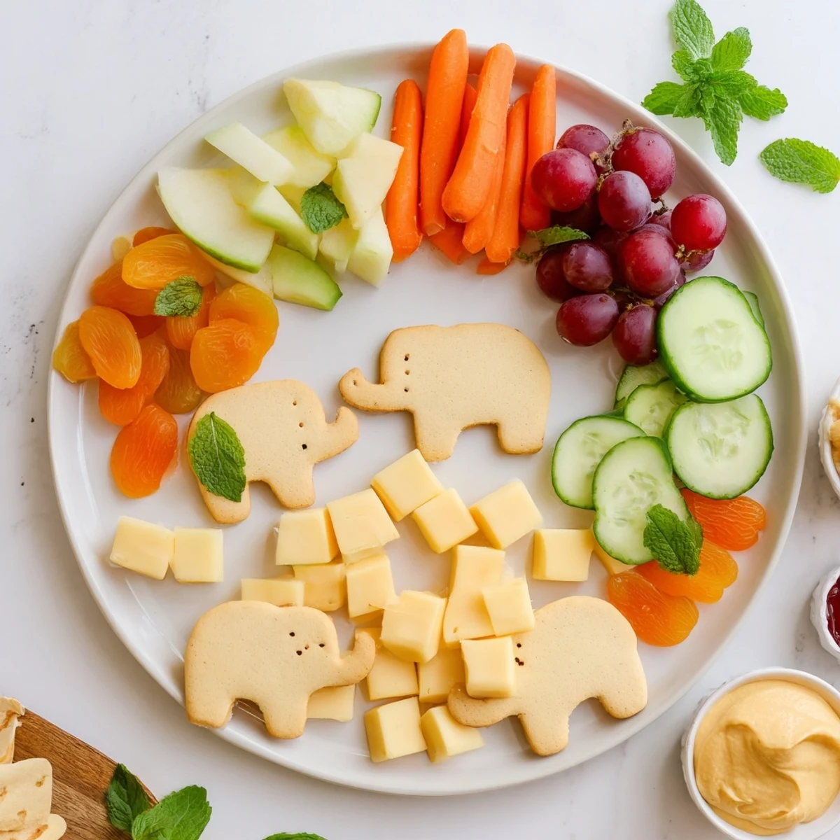 Elefanten Cracker Snack Board