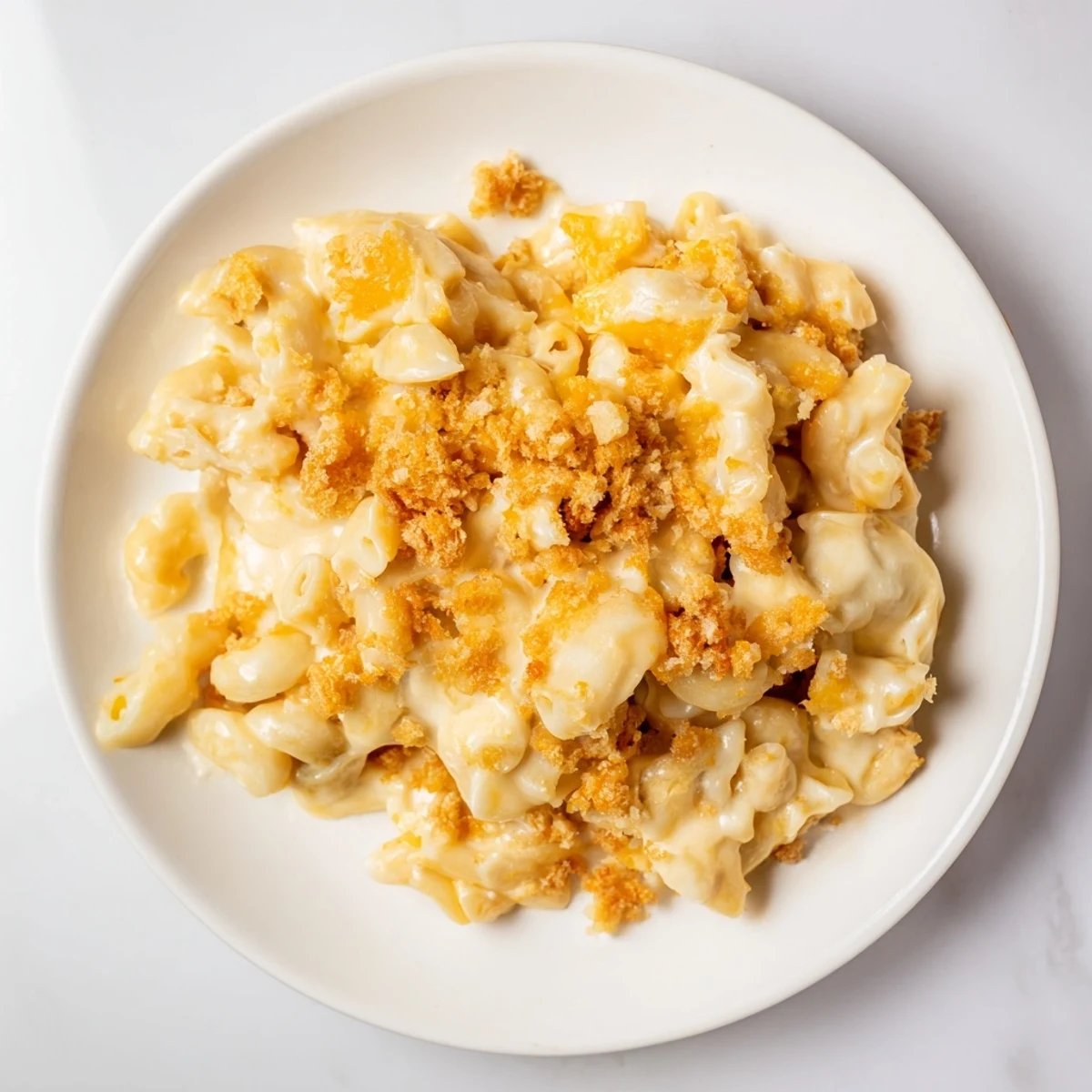 A steaming bowl of Struggle Meal Chicken Macaroni, a budget-friendly and delicious family favorite.