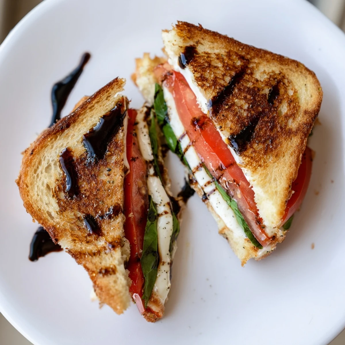 Caprese gegrillter Käse Genuss