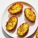 Image of perfect Crispy Potato Rösti Boats with golden edges, promising a crispy texture and tasty fillings.