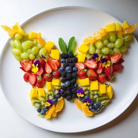 Butterfly Bloom Fruchtplatte