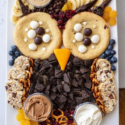 Owl Hooting Dessert Board
