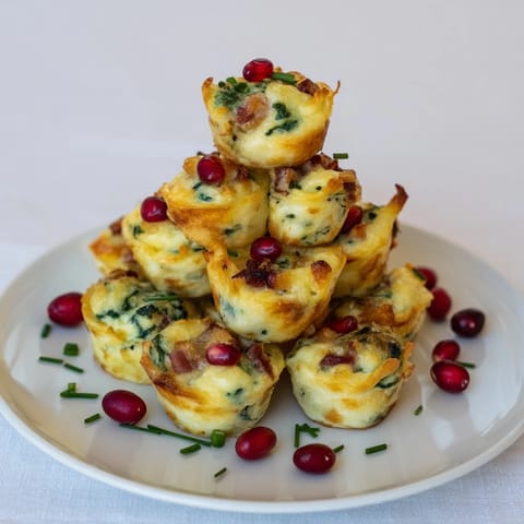 Mini Quiche Weihnachtsbaum