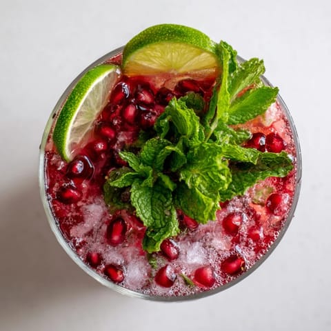 Granatapfel Minze Festlicher Drink