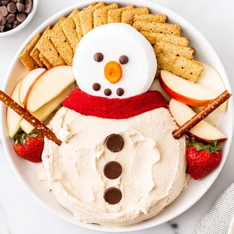 Hot Cocoa Dip Schneemann