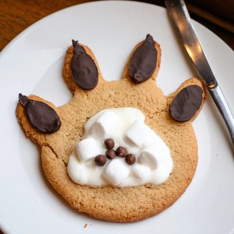 Süße Polarbär-Tatzen Kekse