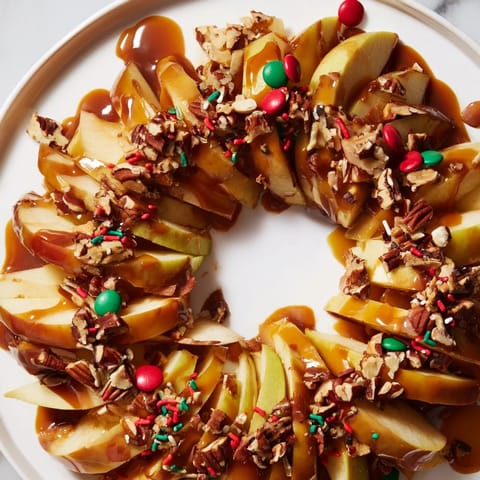 Karamell Apfel Kranz