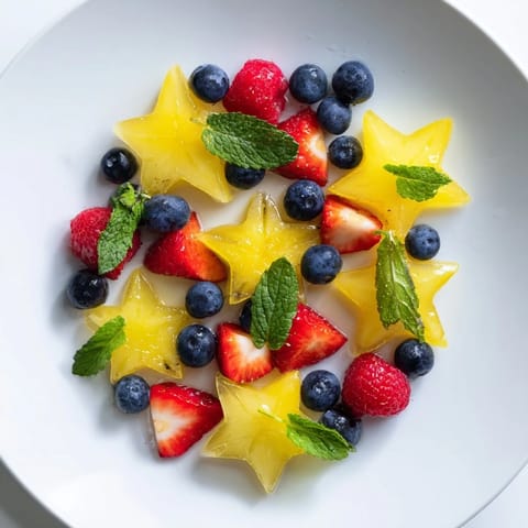 Starfruit Berry Platte frisch