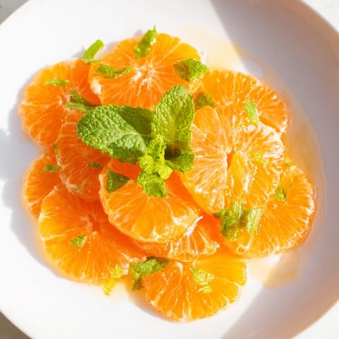 Clementine Mint Winter Salat
