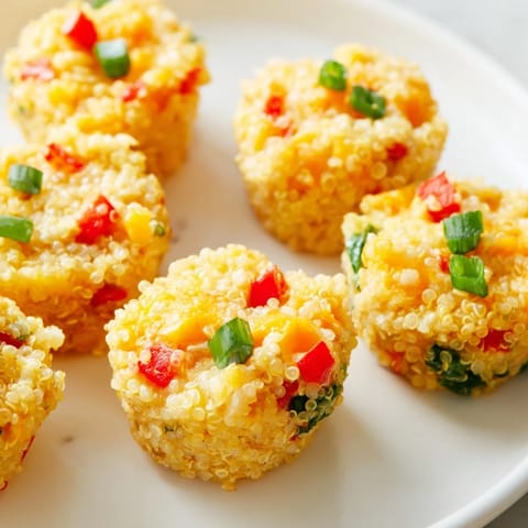 Cheddar Quinoa Bites Snack