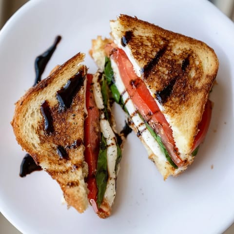 Caprese gegrillter Käse Genuss