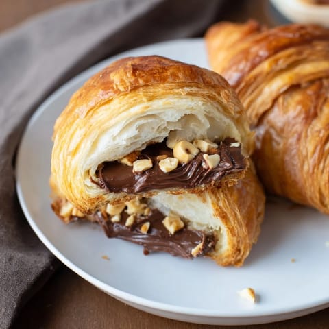 Nutella Croissants drei Zutaten