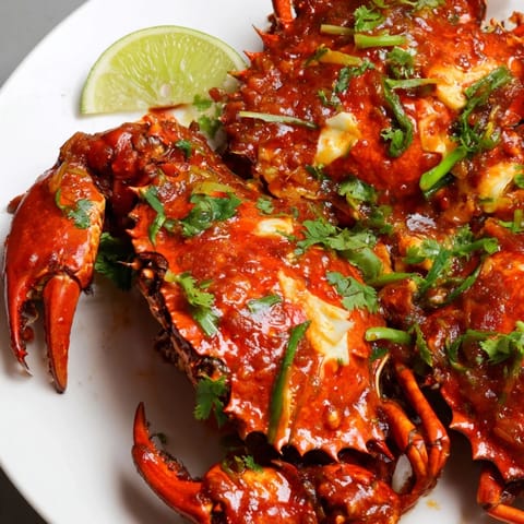 Singapur Chili Crab Klassiker
