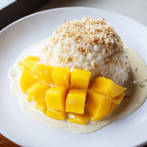 Thai Mango Klebreis Köstlichkeit