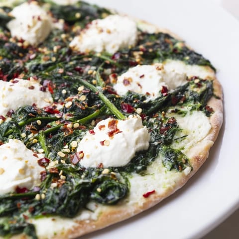 Spinach Ricotta Pizza