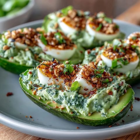 Keto Avocado Ei Salat