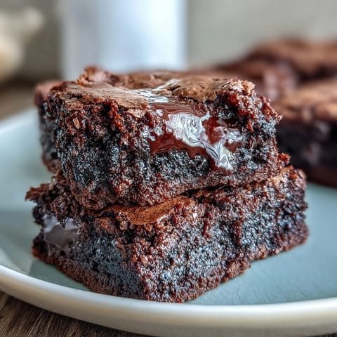 Black Sesame Brownie Genuss