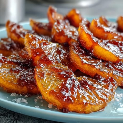 kandierte orange segmente topping