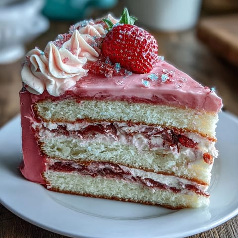 Galentines Vanille Erdbeeren