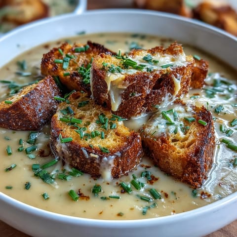 Cremige Lauch Kartoffel Suppe