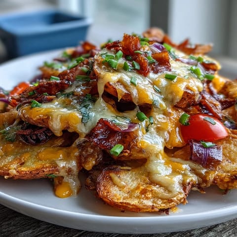 Rainbow Veggie Irish Nachos