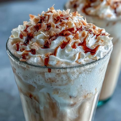 Vanille Bohne Kokos Frappuccino