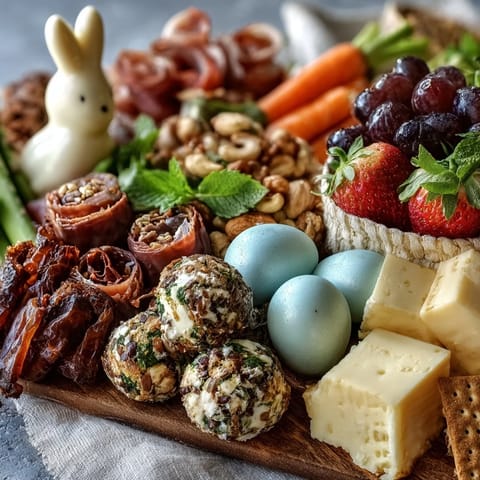 Spring Charcuterie Mini Easter Basket