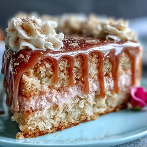 Rosé-Velvet-Kuchen mit Goldtropfen für die Brautparty - elegant und schimmernd