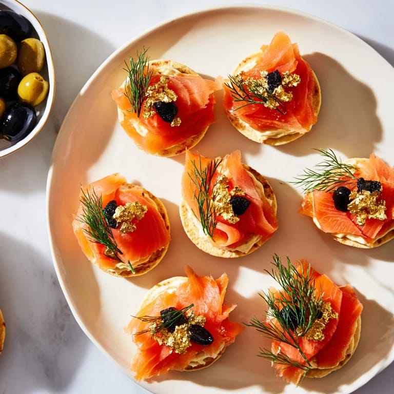 This Happy New Year platter features chocolate-covered strawberries and colorful appetizers to enjoy.