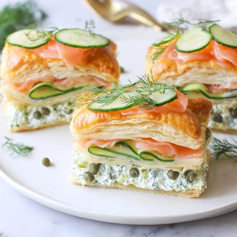 A vibrant platter showcasing Étoiles Filantes Assiette de Fin dAnnée: elegant, filled puff pastry stars with salmon.