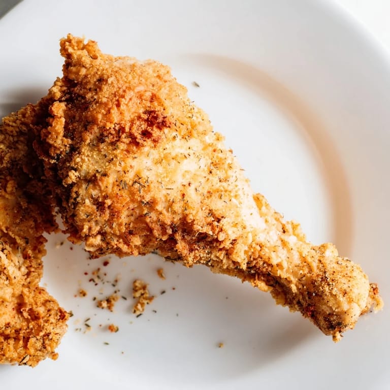 Golden-brown KFC crispy chicken, served hot and ready, perfect for your next American-style meal.