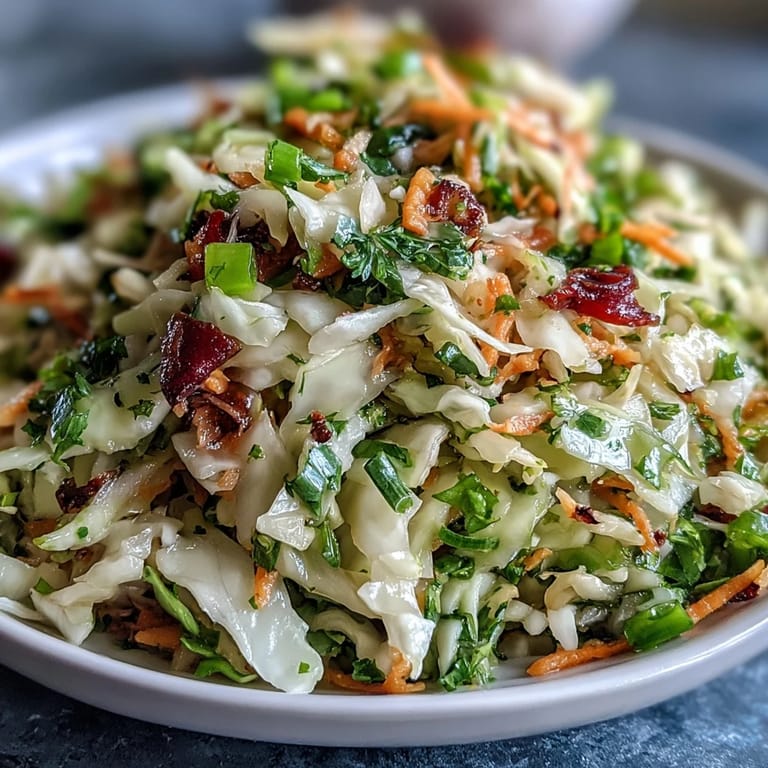 Die fermentierte Sauerkraut Slaw kombiniert frische Möhren und Paprika mit einem leicht süß-sauren Dressing.  