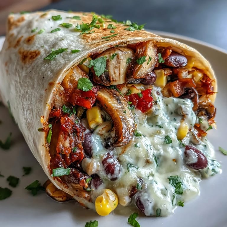 Bunte Veggie Burritos: Ein einfaches, befriedigendes vegetarisches Hauptgericht zum Abendessen.