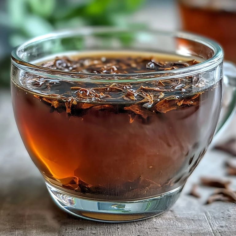 Frisch gebrühter Hojicha Americano in keramischer Tasse, ideal als wärmender Kaffee-Alternativ-Getränk.