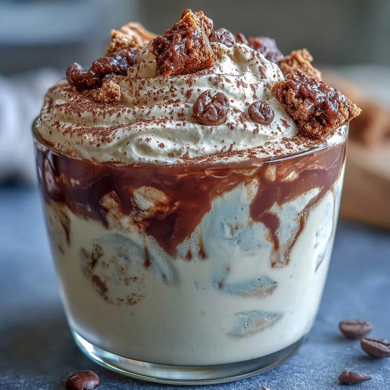 2. Schichtweise Vanille-Mascarpone-Creme und espressogetränkte Löffelbiskuits in Mini-Tiramisu-Cups