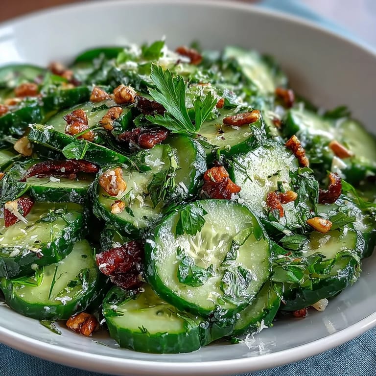 Knackiger Selleriesalat mit Parmesan und Zitrone, mit Zitronen-Dressing und frischem Parmesan garniert.
