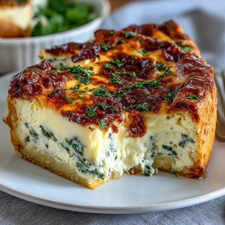 2. Goldbraune Quiche mit frischem Spargel und geschmolzenem Brie, ein einfacher vegetarischer Hauptgang für Muttertag oder Brunch.