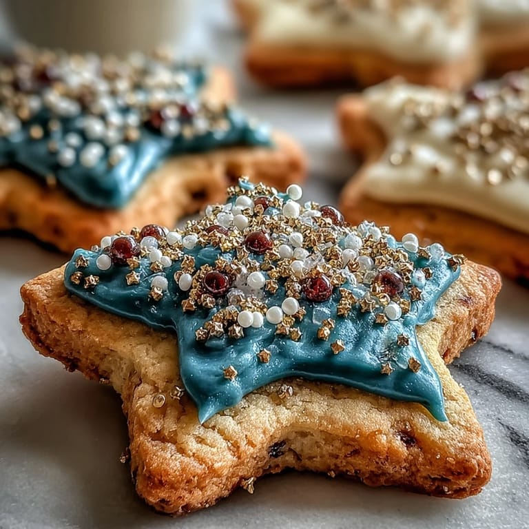 Köstliche Gemini-Zodiac-Kekse mit sternenförmigem Zuckerguss für Feinschmecker.