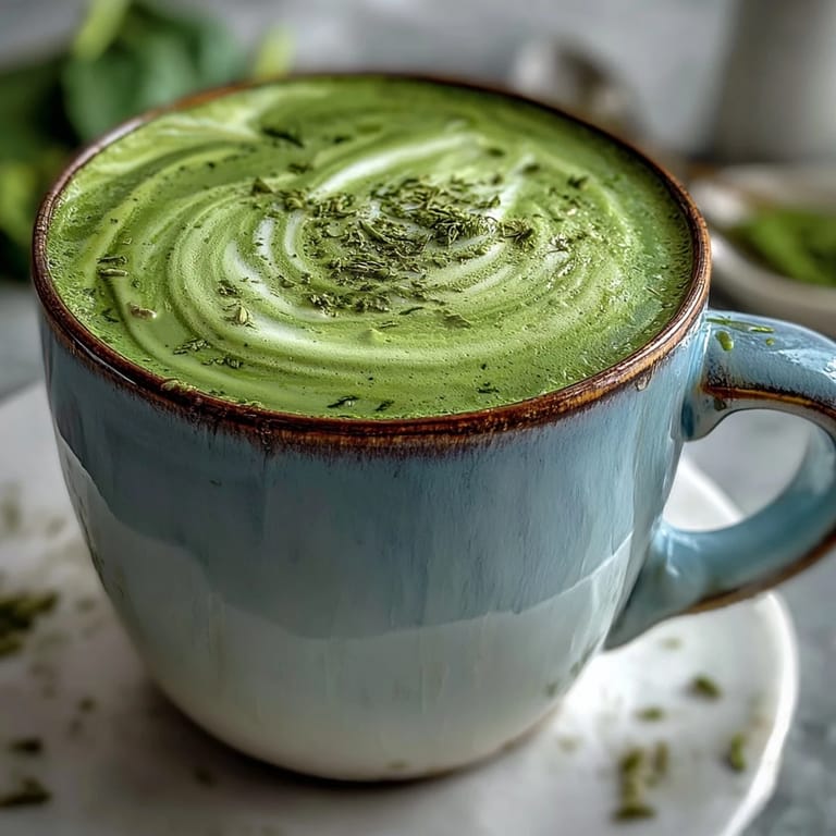 Ein erfrischender, detailliert aufgeschäumter veganer und milchfreier Hafermilch-Latte.